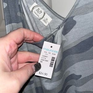 COPY - Camouflage shirt dress from Maurice’s